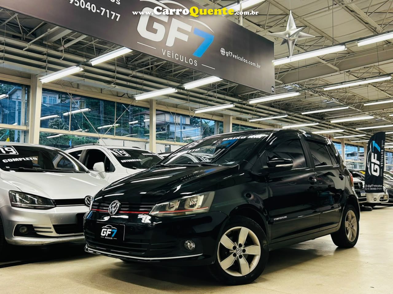 VOLKSWAGEN   FOX COMFORTLINE 1.6 FLEX 8V 5P   PRETO 2018 1.6 FLEX - Loja