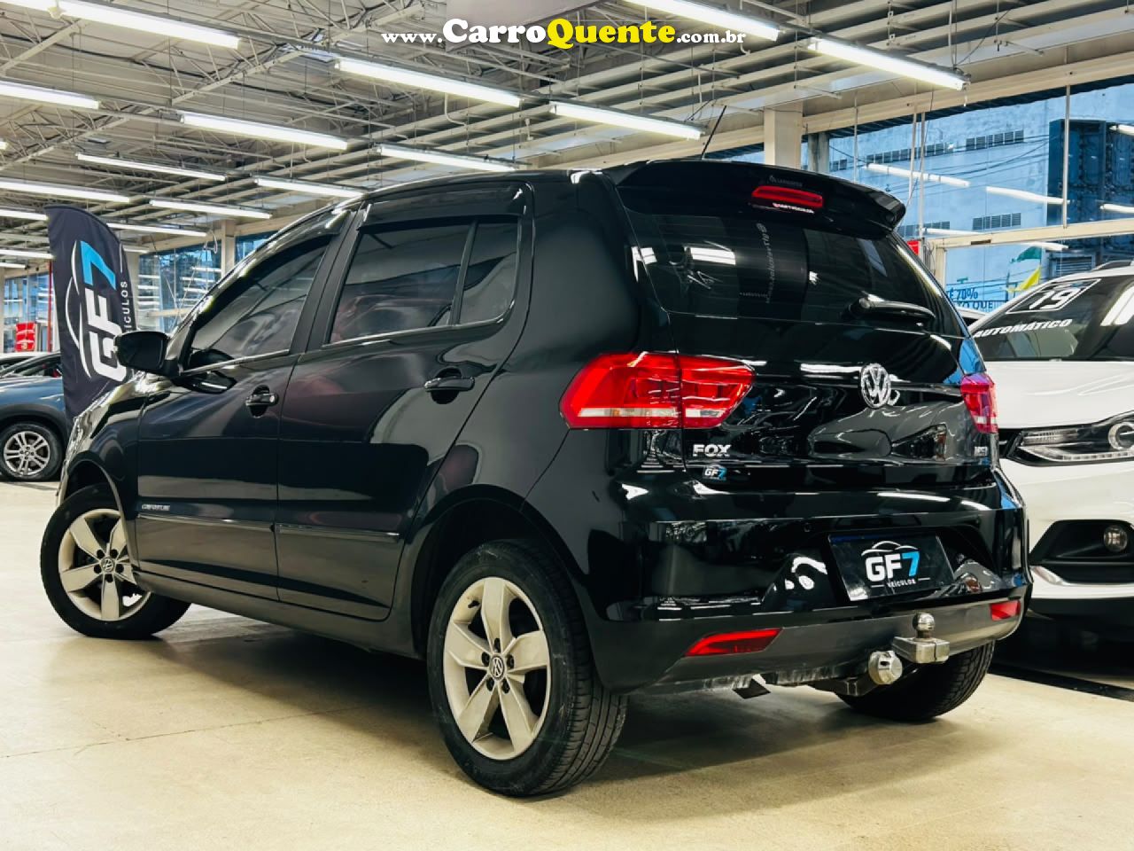VOLKSWAGEN   FOX COMFORTLINE 1.6 FLEX 8V 5P   PRETO 2018 1.6 FLEX - Loja