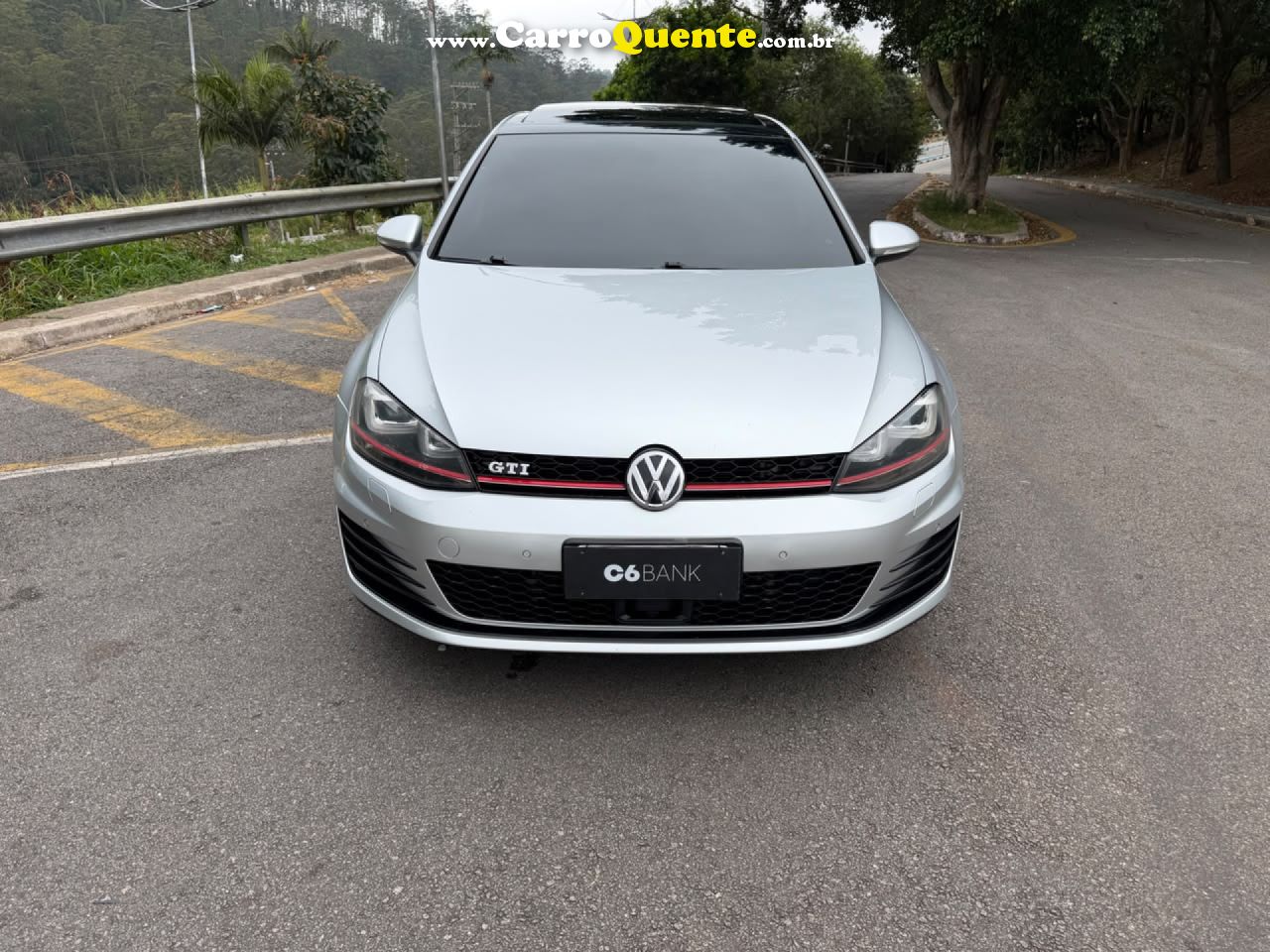 VOLKSWAGEN   GOLF GTI 2.0 TSI 220CV AUT.   PRATA 2016 2.0 GASOLINA - Loja