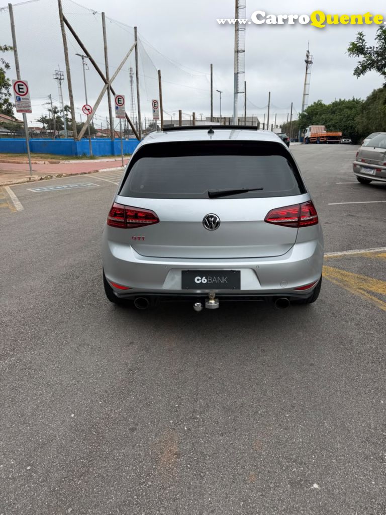 VOLKSWAGEN   GOLF GTI 2.0 TSI 220CV AUT.   PRATA 2016 2.0 GASOLINA - Loja