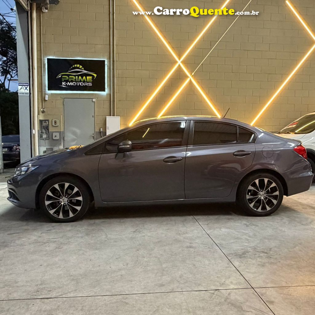 HONDA   CIVIC SEDAN LXR 2.0 FLEXONE 16V AUT. 4P   PRATA 2016 2.0 GASOLINA - Loja