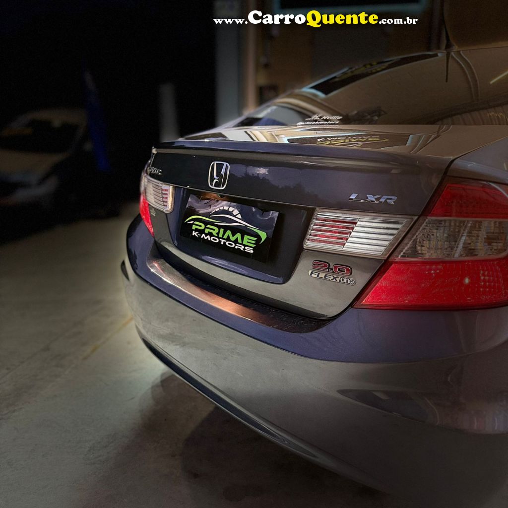 HONDA   CIVIC SEDAN LXR 2.0 FLEXONE 16V AUT. 4P   PRATA 2016 2.0 GASOLINA - Loja