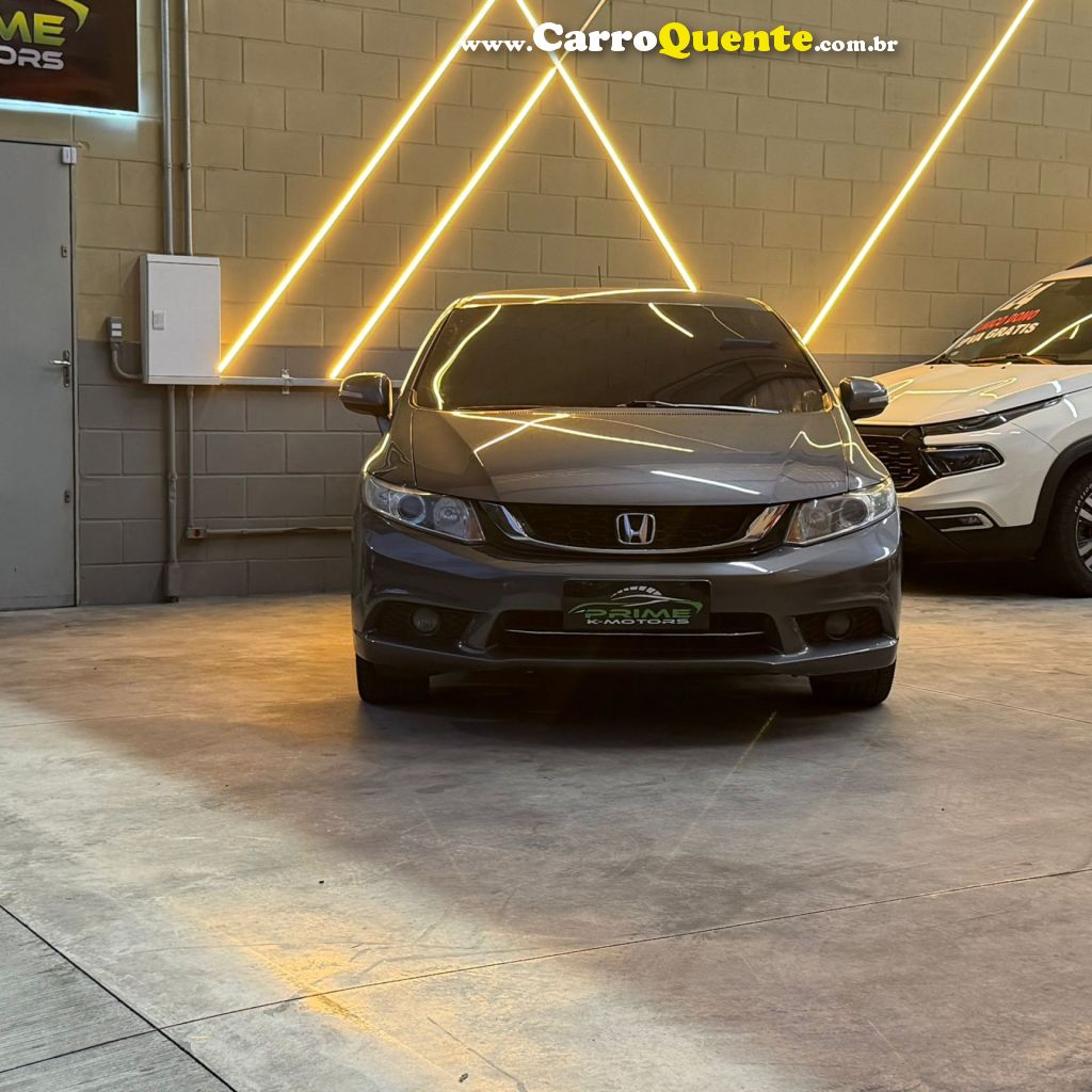 HONDA   CIVIC SEDAN LXR 2.0 FLEXONE 16V AUT. 4P   PRATA 2016 2.0 GASOLINA - Loja
