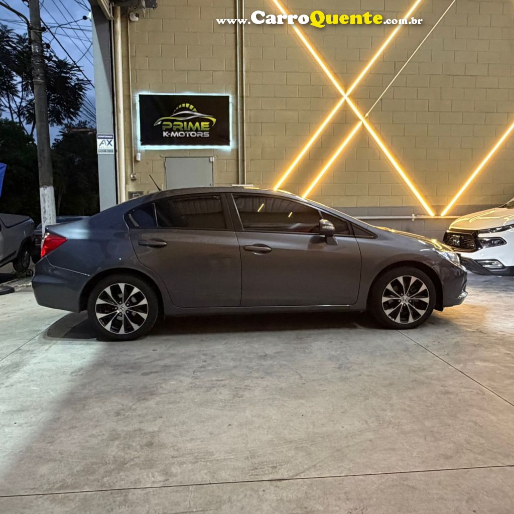HONDA   CIVIC SEDAN LXR 2.0 FLEXONE 16V AUT. 4P   PRATA 2016 2.0 GASOLINA - Loja