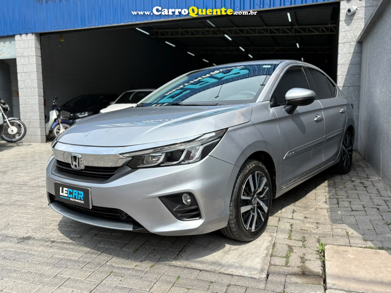HONDA   CITY SEDAN EXL 1.5 FLEX  16V 4P AUT.   PRATA 2022 1.5 FLEX - Loja