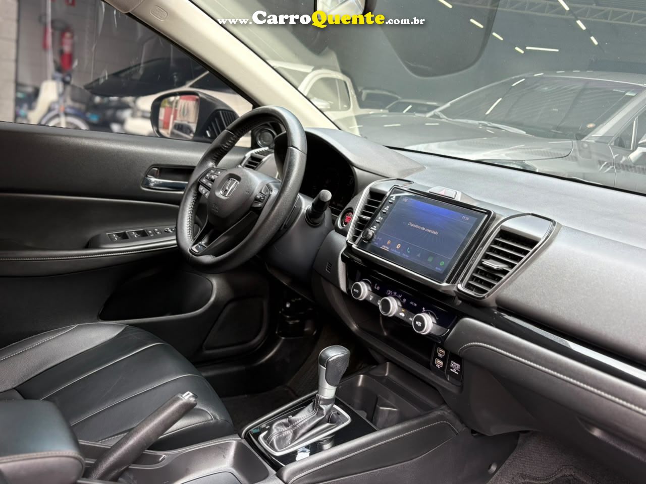 HONDA   CITY SEDAN EXL 1.5 FLEX  16V 4P AUT.   PRATA 2022 1.5 FLEX - Loja