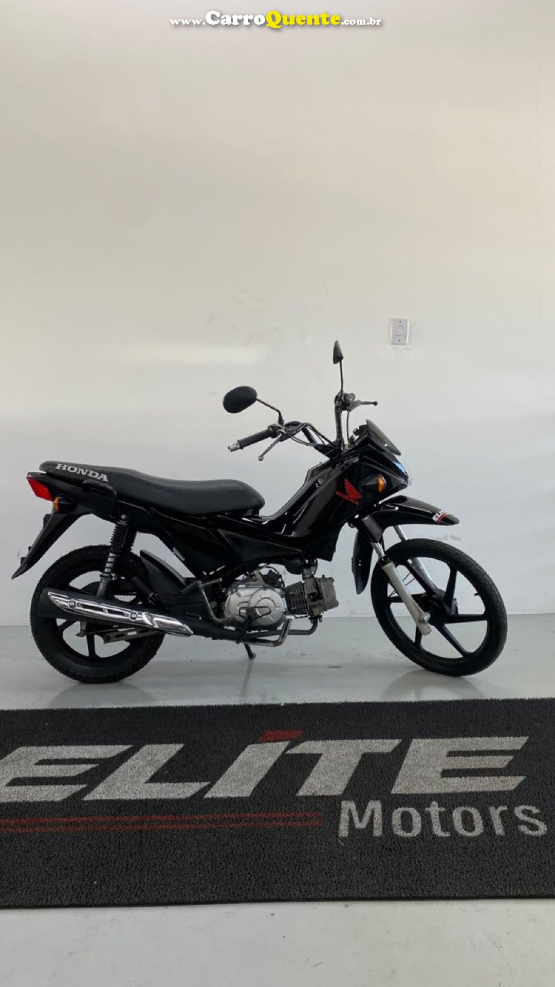 HONDA   POP 110I   PRETO 2022 110CC GASOLINA - Loja
