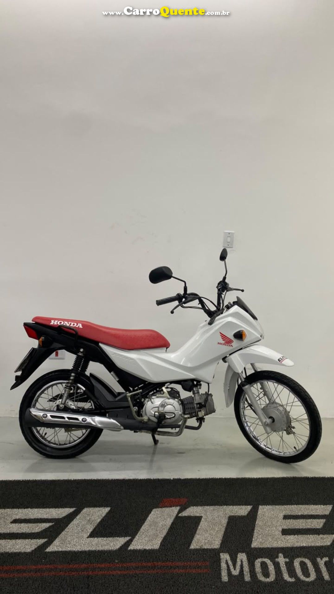 HONDA   POP 110I   BRANCO 2024 110 GASOLINA - Loja