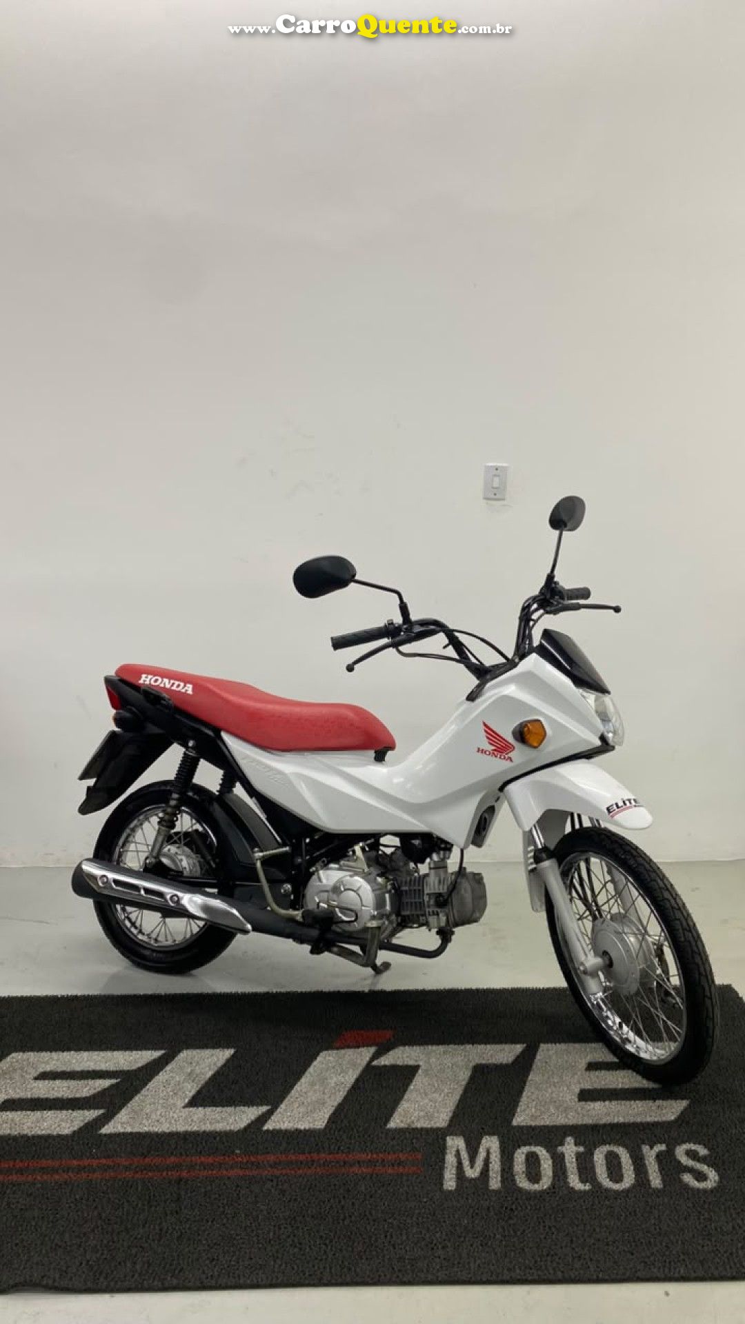 HONDA   POP 110I   BRANCO 2024 110 GASOLINA - Loja