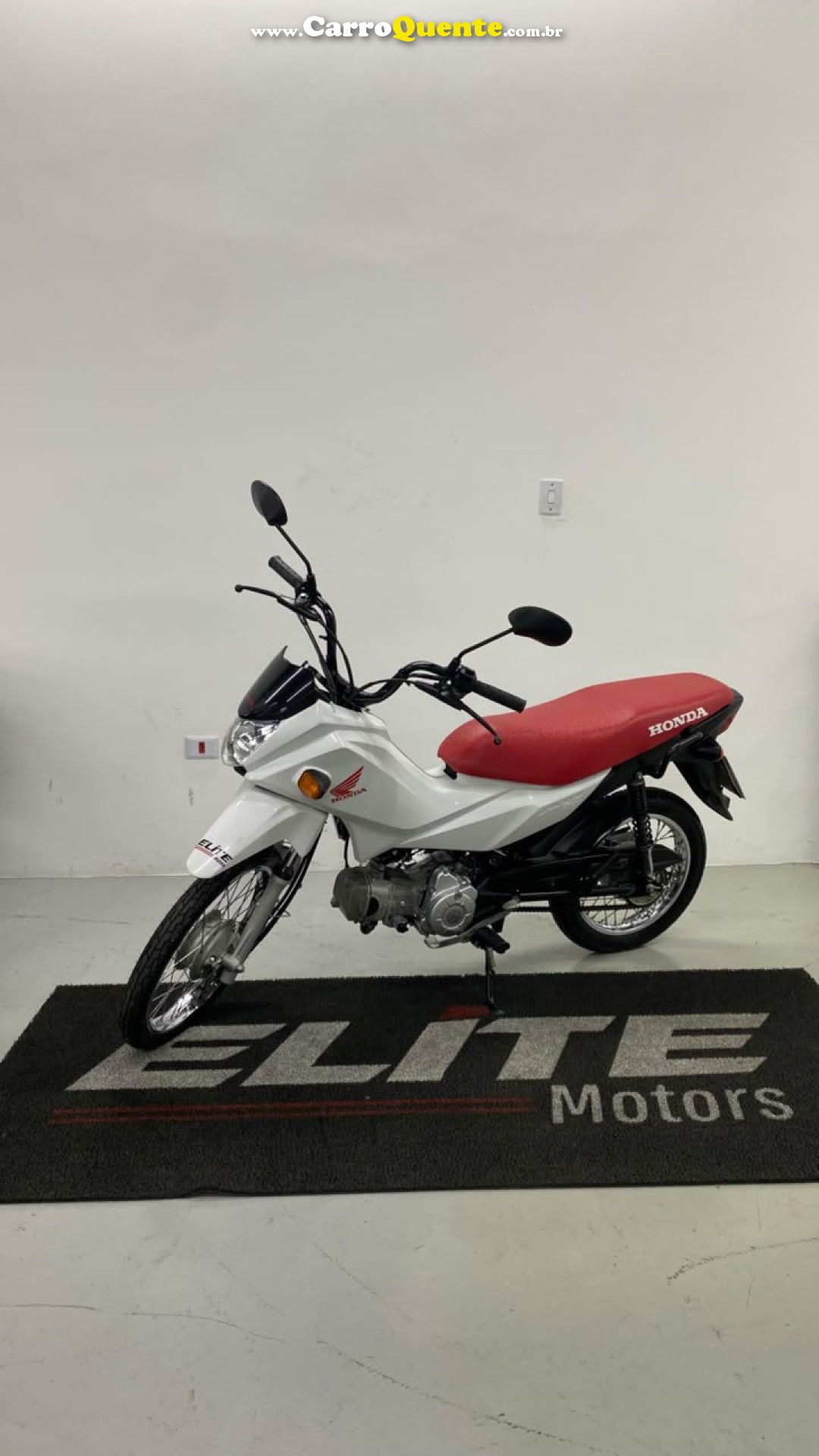 HONDA   POP 110I   BRANCO 2024 110 GASOLINA - Loja