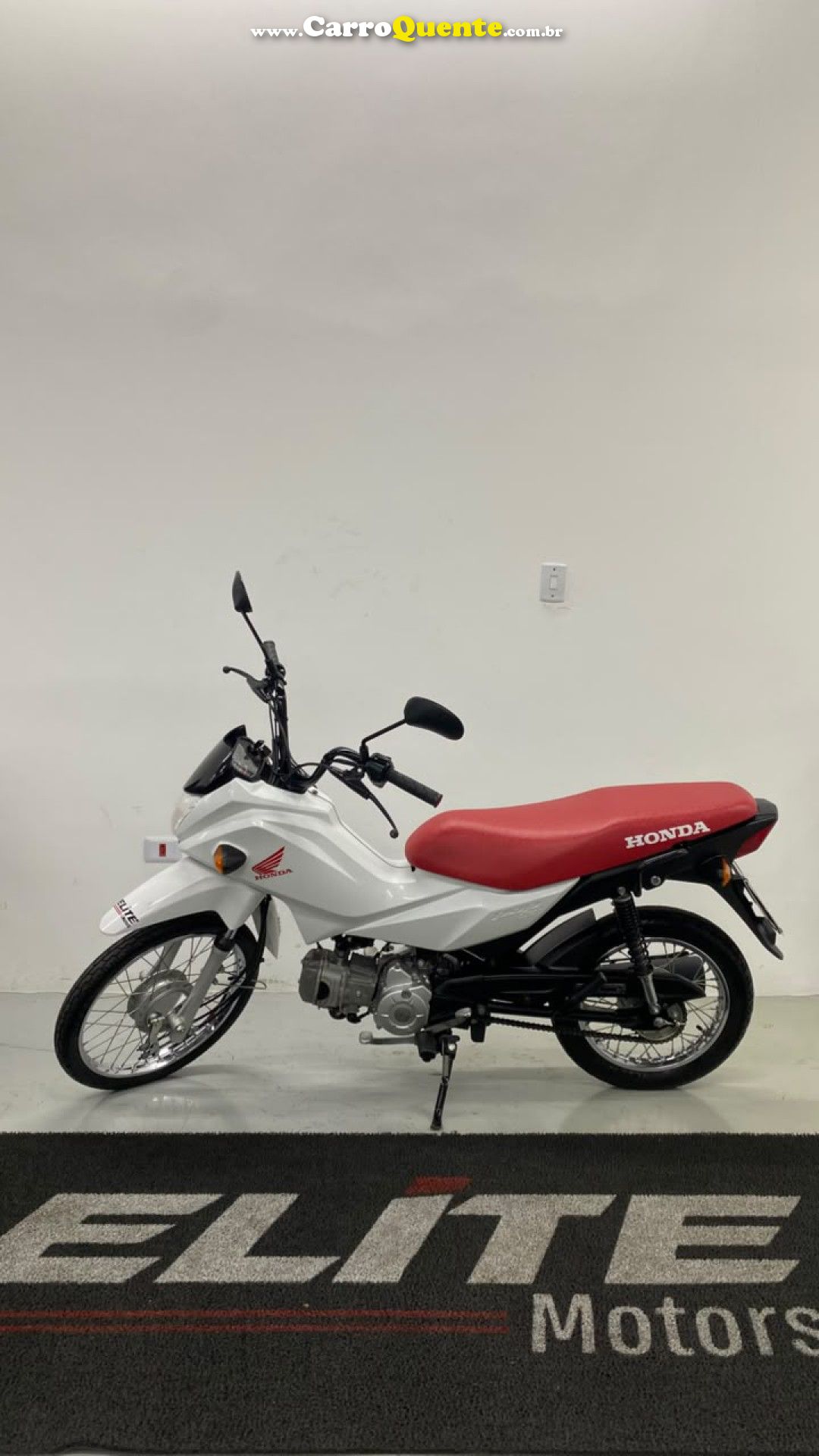 HONDA   POP 110I   BRANCO 2024 110 GASOLINA - Loja