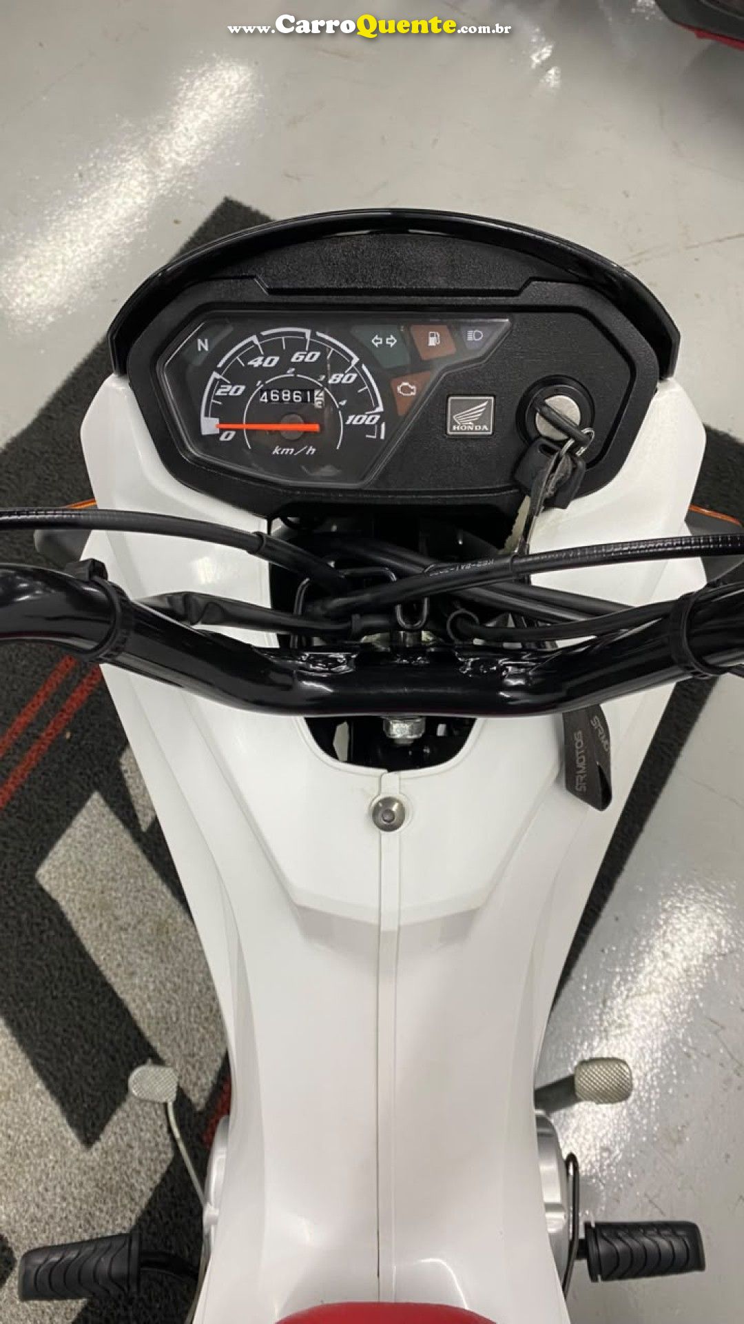 HONDA   POP 110I   BRANCO 2024 110 GASOLINA - Loja