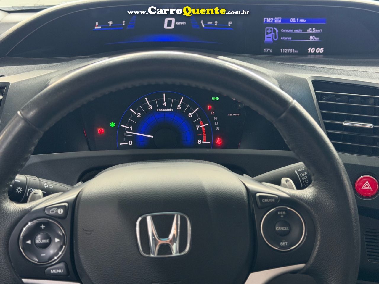 HONDA CIVIC 2.0 LXR 16V 2015 - Loja