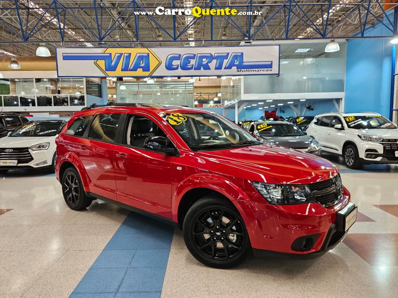 DODGE JOURNEY 3.6 RT V6 * 7 LUGARES + TETO SOLAR * 2018 - Loja