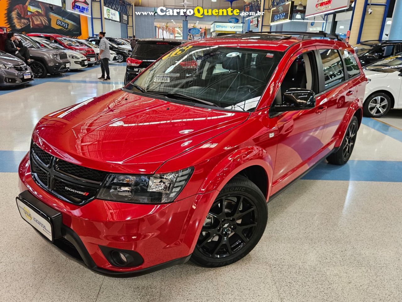 DODGE JOURNEY 3.6 RT V6 * 7 LUGARES + TETO SOLAR * 2018 - Loja