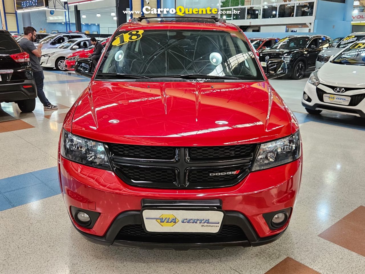 DODGE JOURNEY 3.6 RT V6 * 7 LUGARES + TETO SOLAR * 2018 - Loja