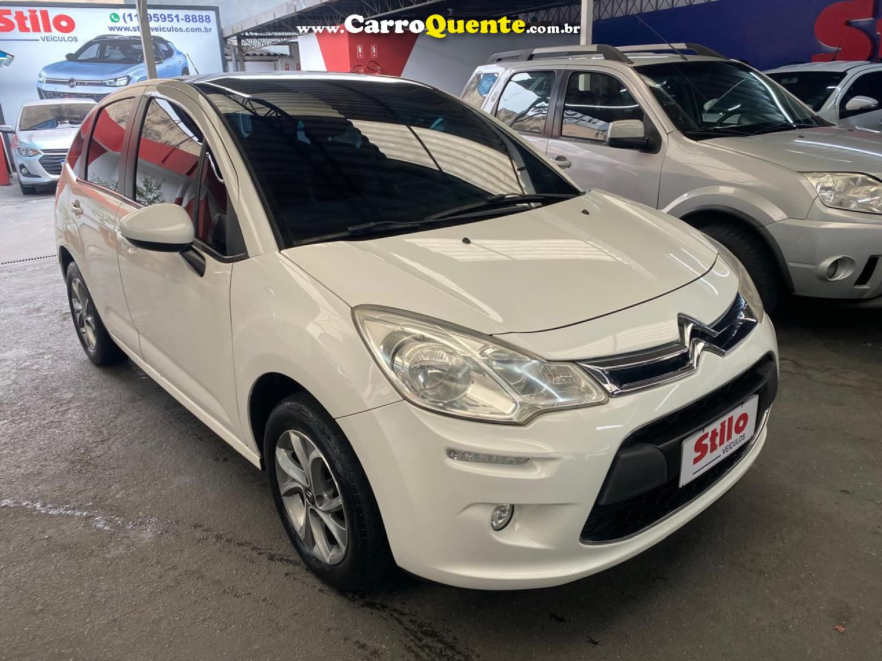 CITROËN   C3 TENDANCE 1.5 FLEX 8V 5P MEC.   BRANCO 2015 1.5 FLEX - Loja