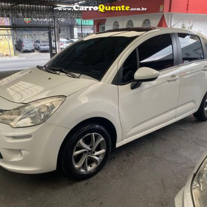 CITROËN   C3 TENDANCE 1.5 FLEX 8V 5P MEC.   BRANCO 2015 1.5 FLEX