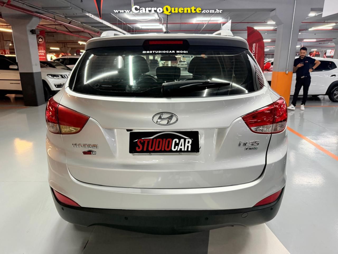 HYUNDAI   IX35 GLS 2.0 16V 2WD FLEX AUT.   PRATA 2015 2.0 FLEX - Loja