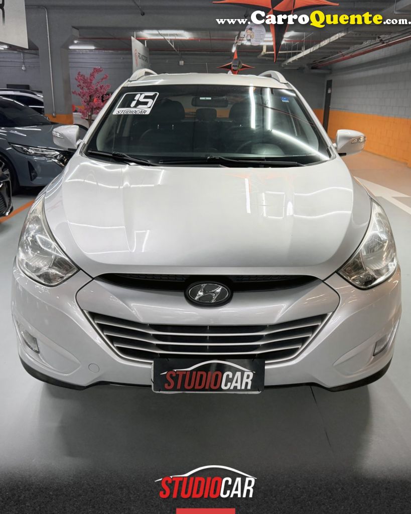 HYUNDAI   IX35 GLS 2.0 16V 2WD FLEX AUT.   PRATA 2015 2.0 FLEX - Loja