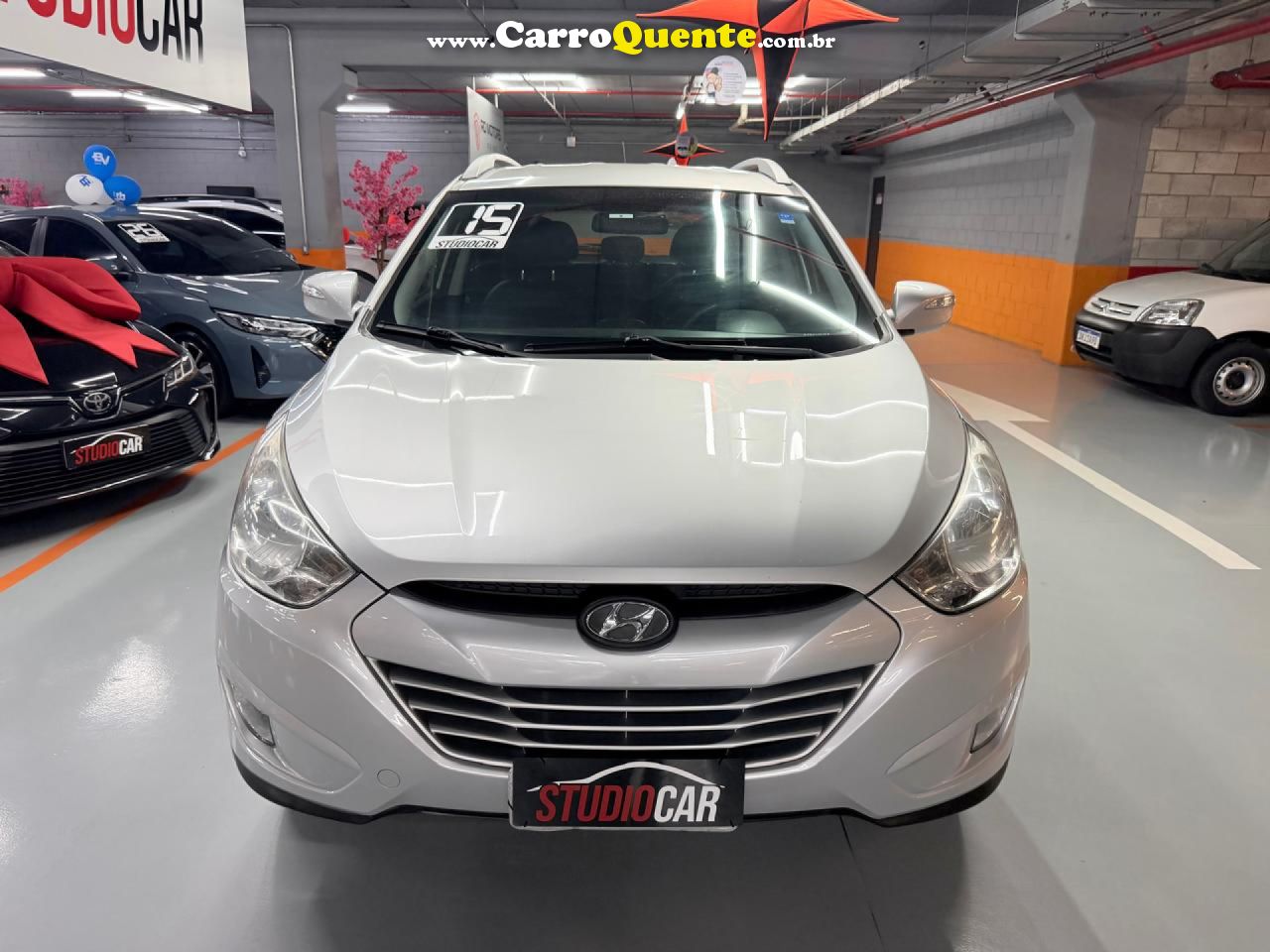 HYUNDAI   IX35 GLS 2.0 16V 2WD FLEX AUT.   PRATA 2015 2.0 FLEX - Loja