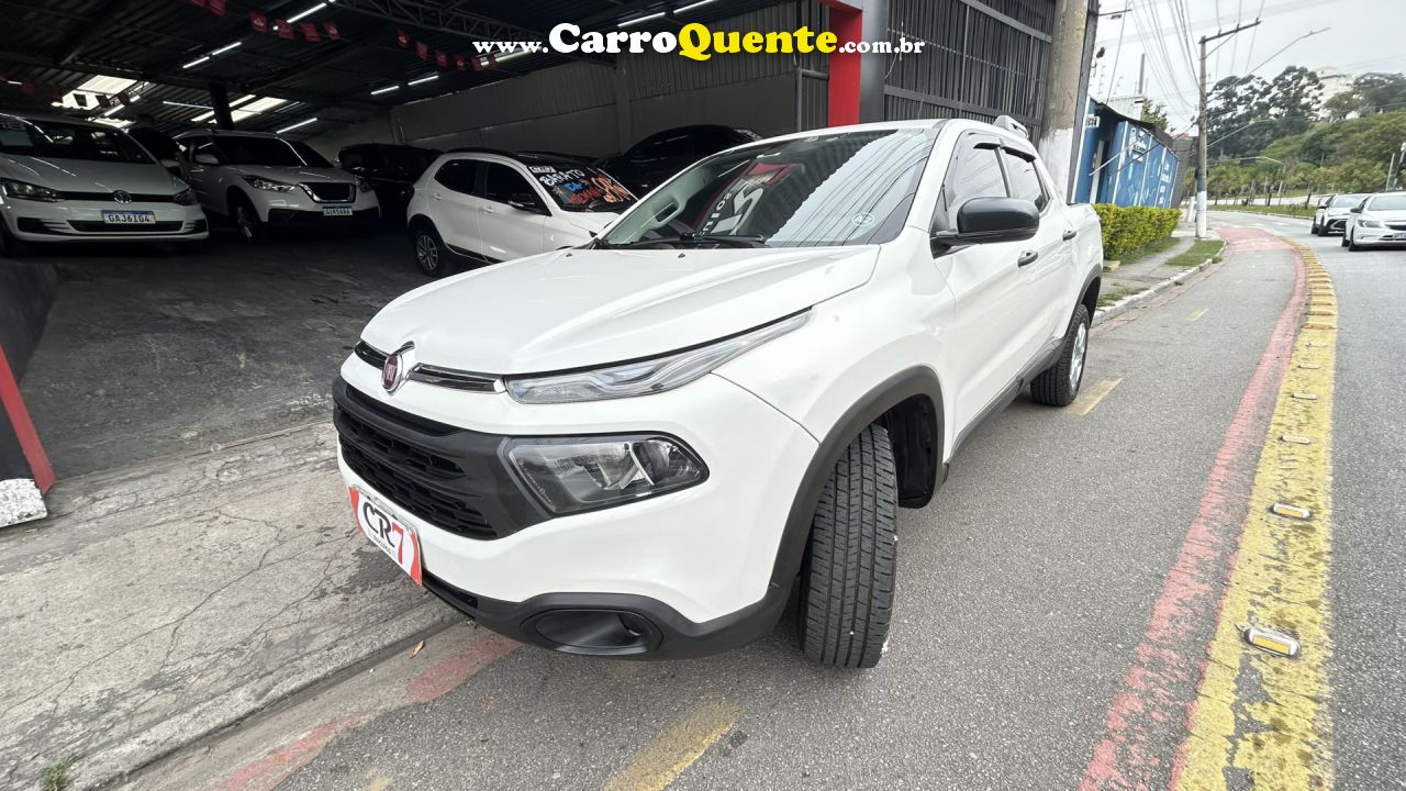 FIAT   TORO FREEDOM 1.8 16V FLEX AUT.   BRANCO 2018 1.8 FLEX - Loja