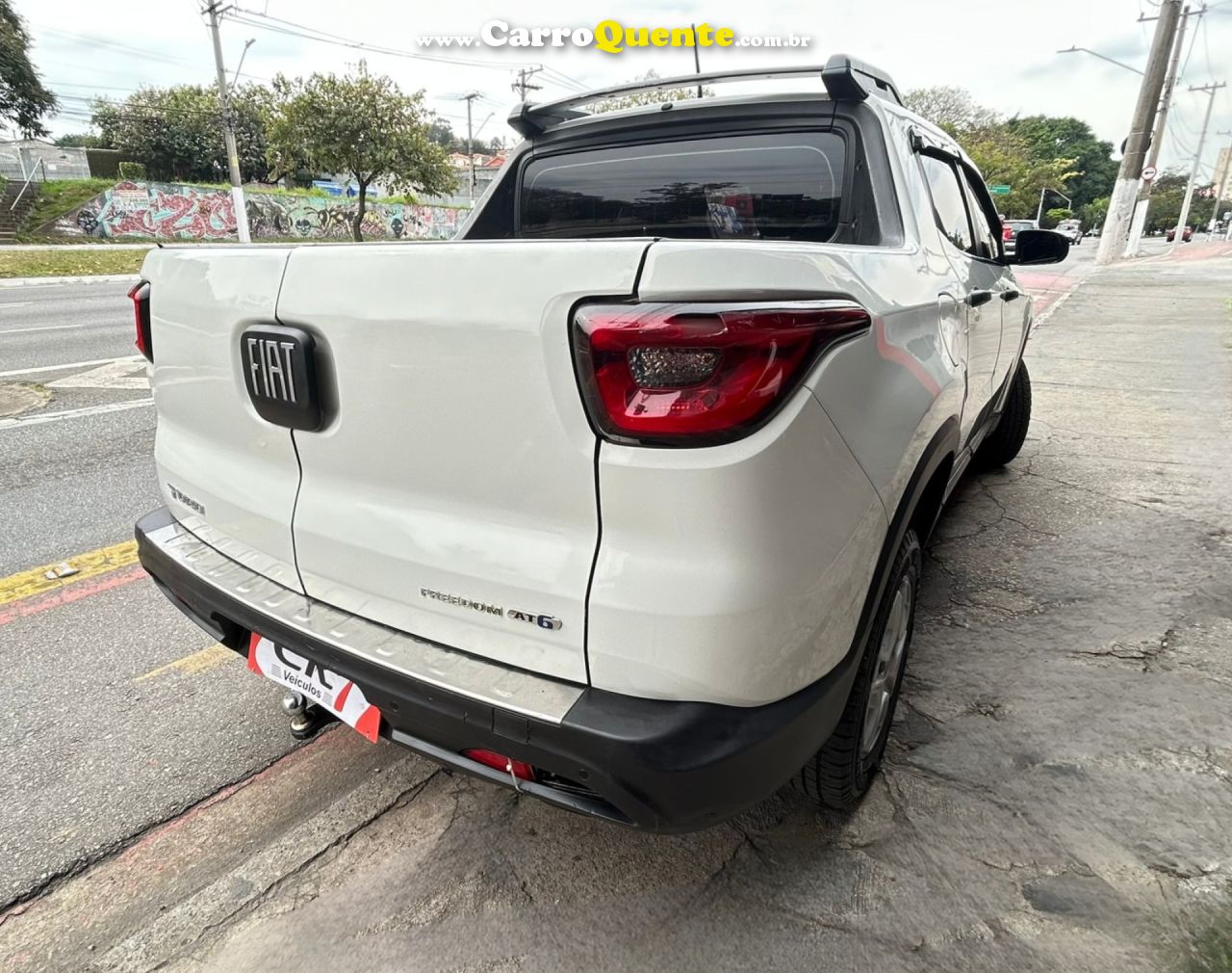 FIAT   TORO FREEDOM 1.8 16V FLEX AUT.   BRANCO 2018 1.8 FLEX - Loja