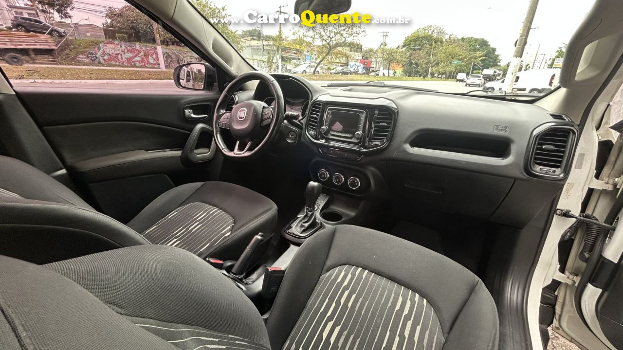 FIAT   TORO FREEDOM 1.8 16V FLEX AUT.   BRANCO 2018 1.8 FLEX - Loja