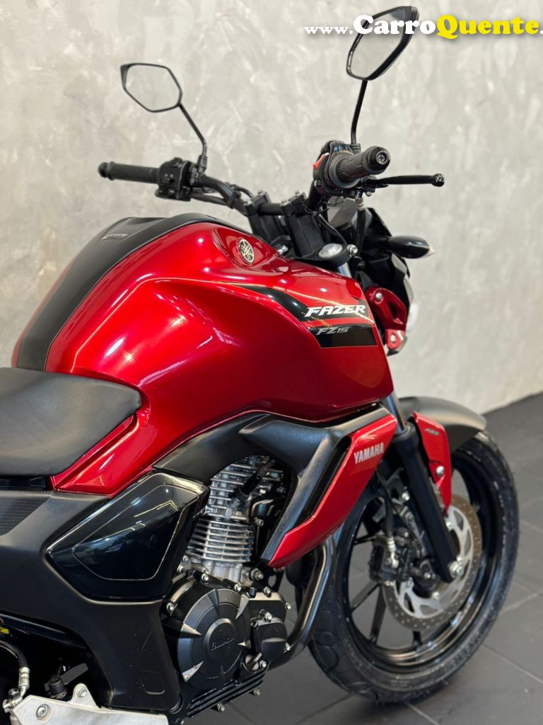 YAMAHA    FZ15 FAZER ABS   VERMELHO 2024 150 FLEX - Loja