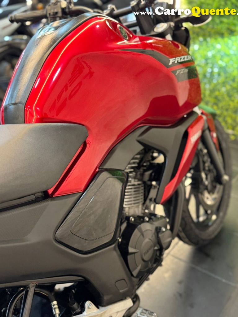 YAMAHA    FZ15 FAZER ABS   VERMELHO 2024 150 FLEX - Loja