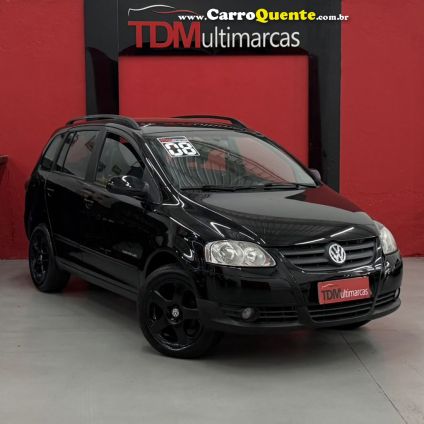 VOLKSWAGEN   SPACEFOX COMFORTLINE 1.6 MI T.FLEX 8V 5P   PRETO 2008 1.6 GASOLINA