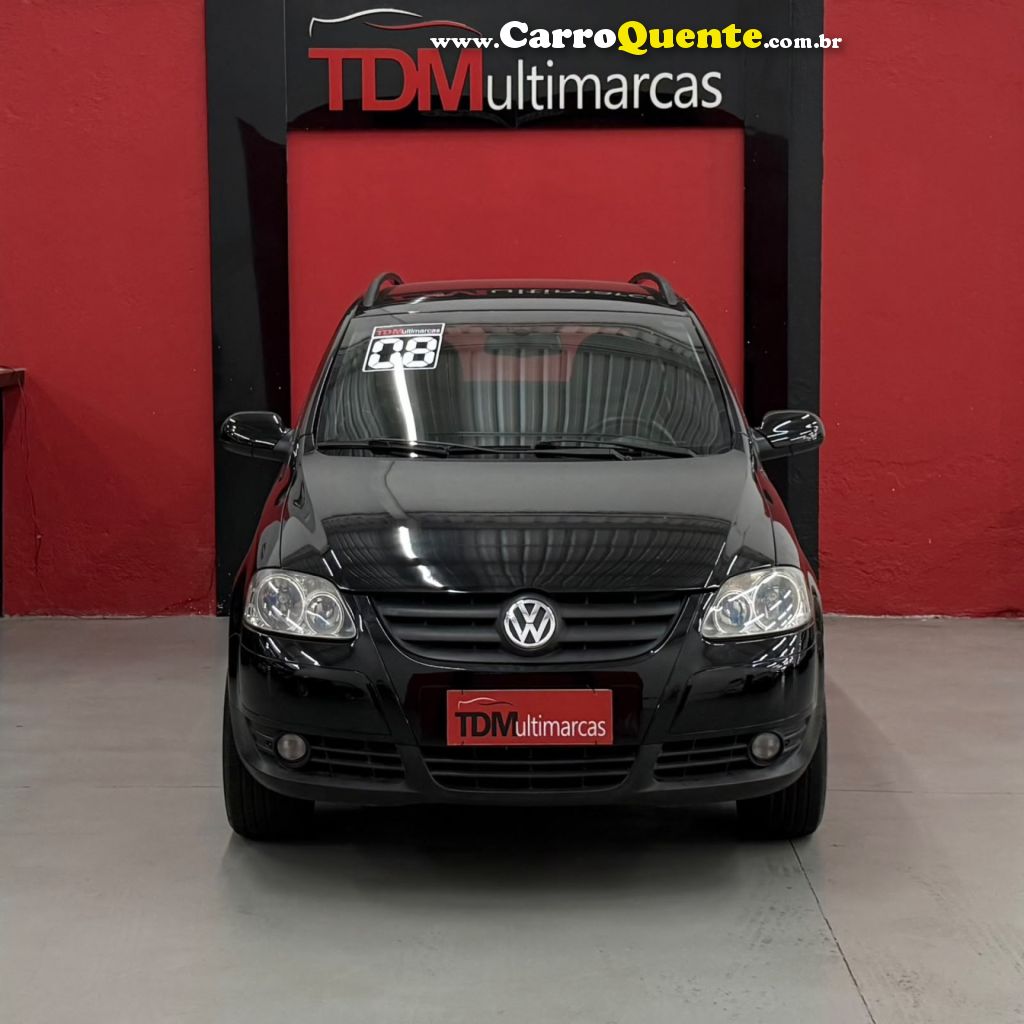 VOLKSWAGEN   SPACEFOX COMFORTLINE 1.6 MI T.FLEX 8V 5P   PRETO 2008 1.6 GASOLINA - Loja