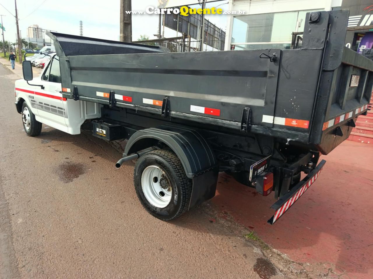 FORD   F-4000 TURBO MWM 2P (DIESEL)   BRANCO 1997 X10 GASOLINA - Loja