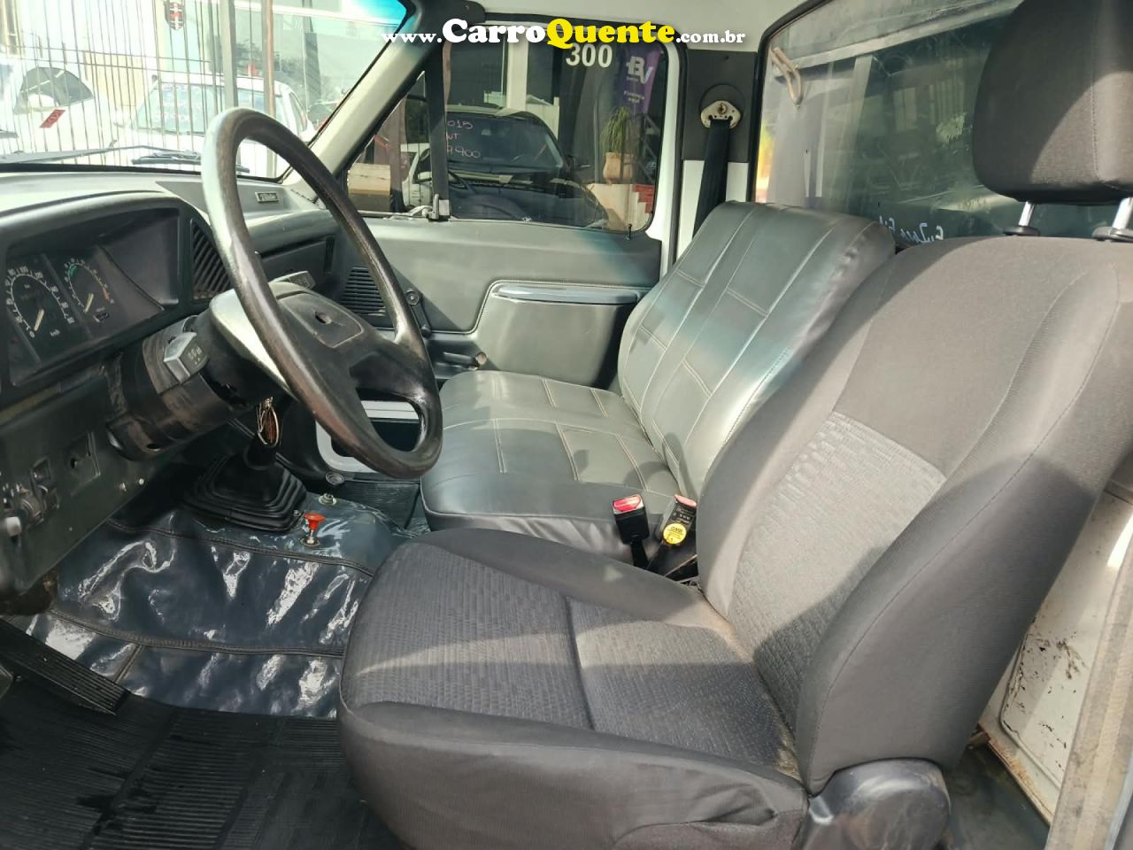 FORD   F-4000 TURBO MWM 2P (DIESEL)   BRANCO 1997 X10 GASOLINA - Loja