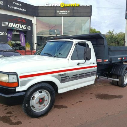 FORD   F-4000 TURBO MWM 2P (DIESEL)   BRANCO 1997 X10 GASOLINA