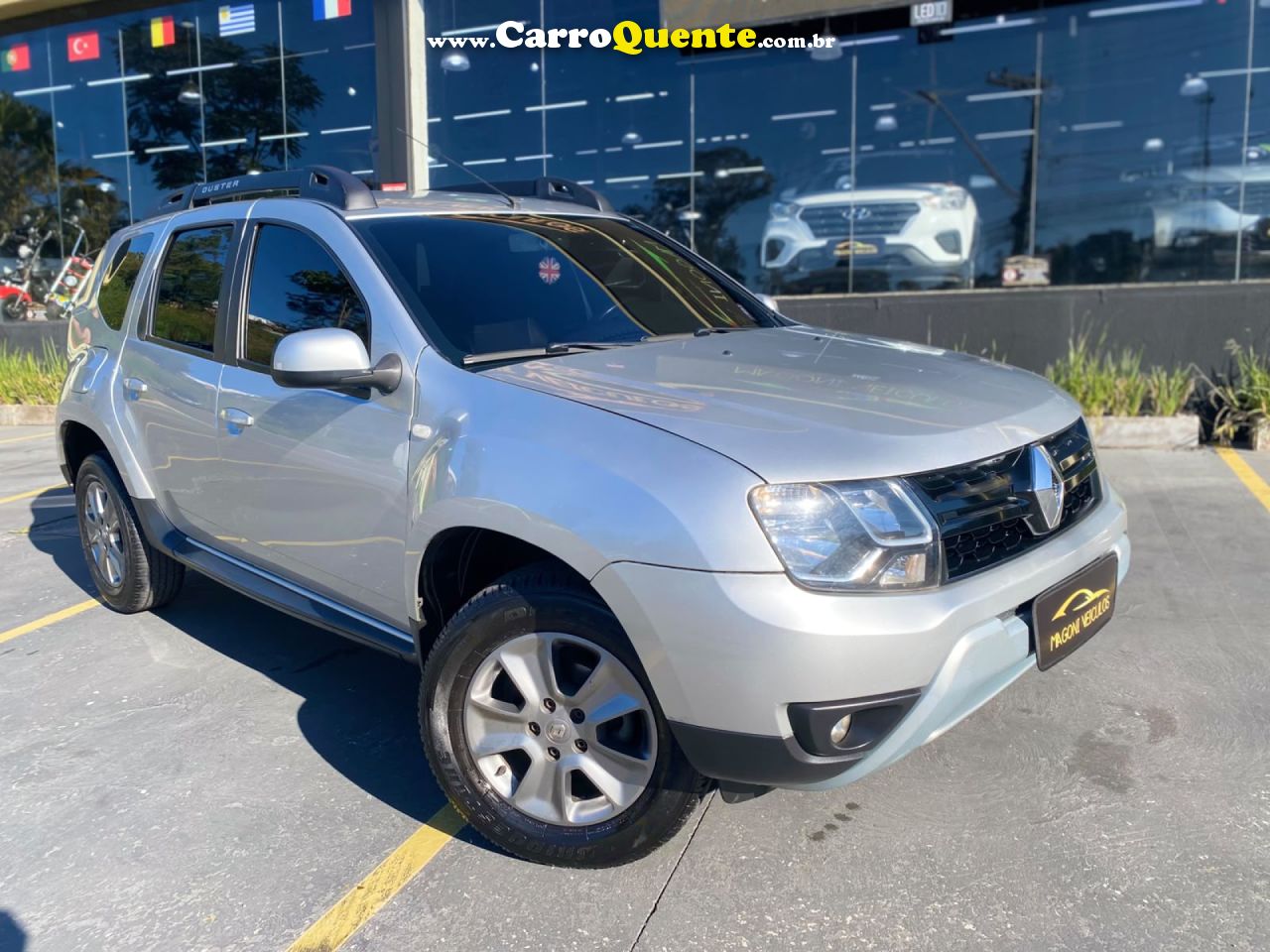 RENAULT   DUSTER DYNAMIQUE 1.6 FLEX 16V AUT.   PRATA 2020 1.6 FLEX - Loja