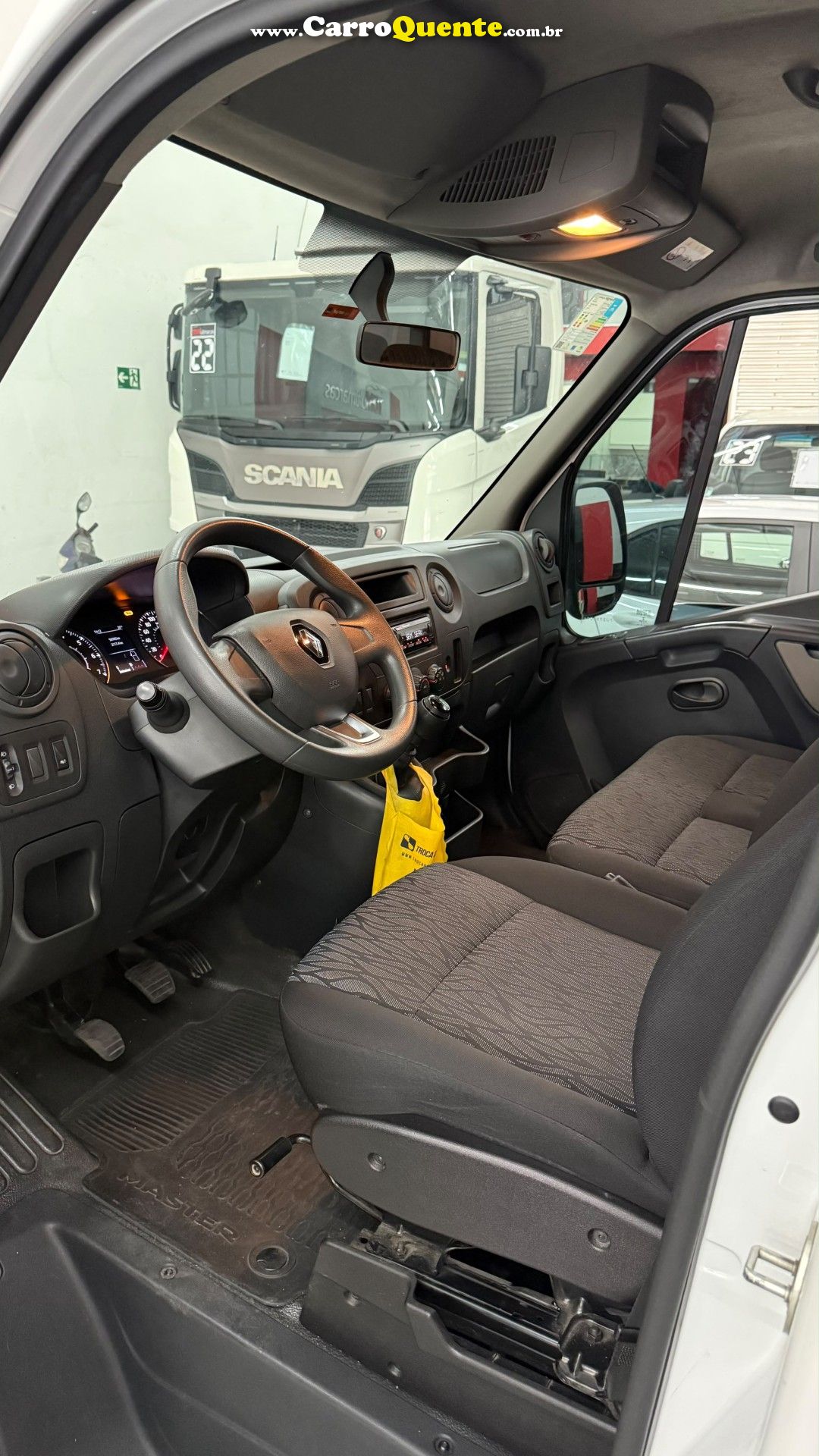 RENAULT   MASTER 2.3 DCI CHASSI 16V DIESEL   BRANCO 2023 2.3 DIESEL - Loja