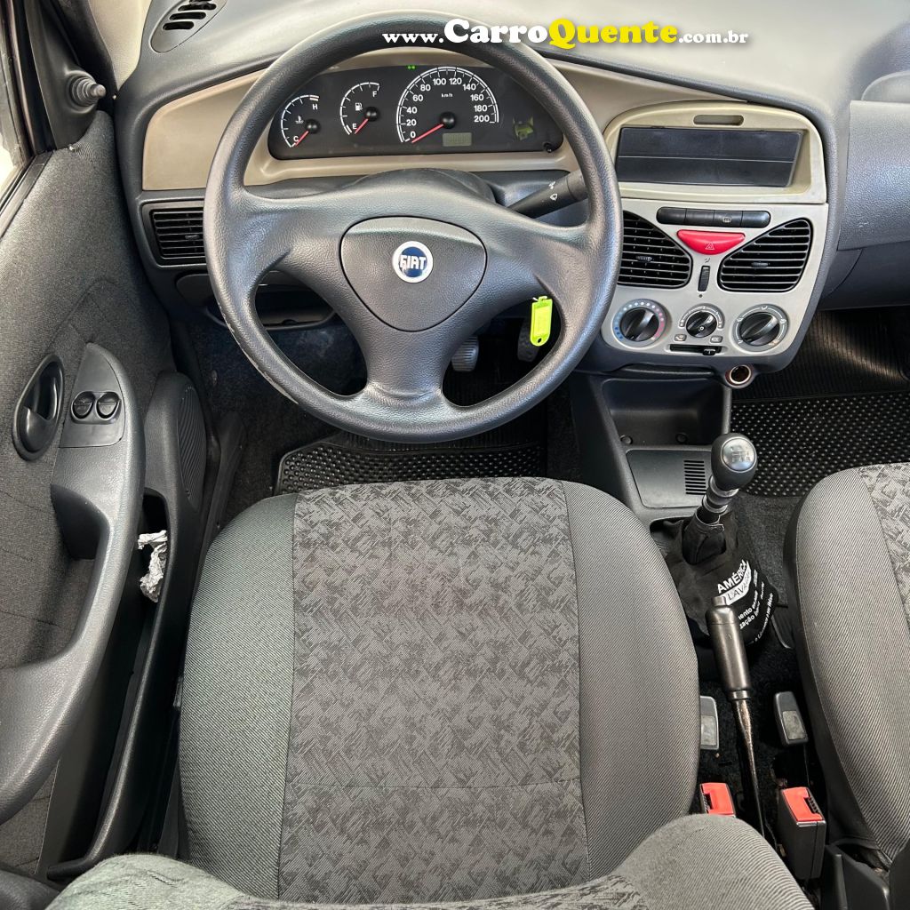 FIAT   SIENA 1.0 EX 1.0 MPI FIRE FIRE FLEX 8V   PRATA 2008 1.0 FLEX - Loja