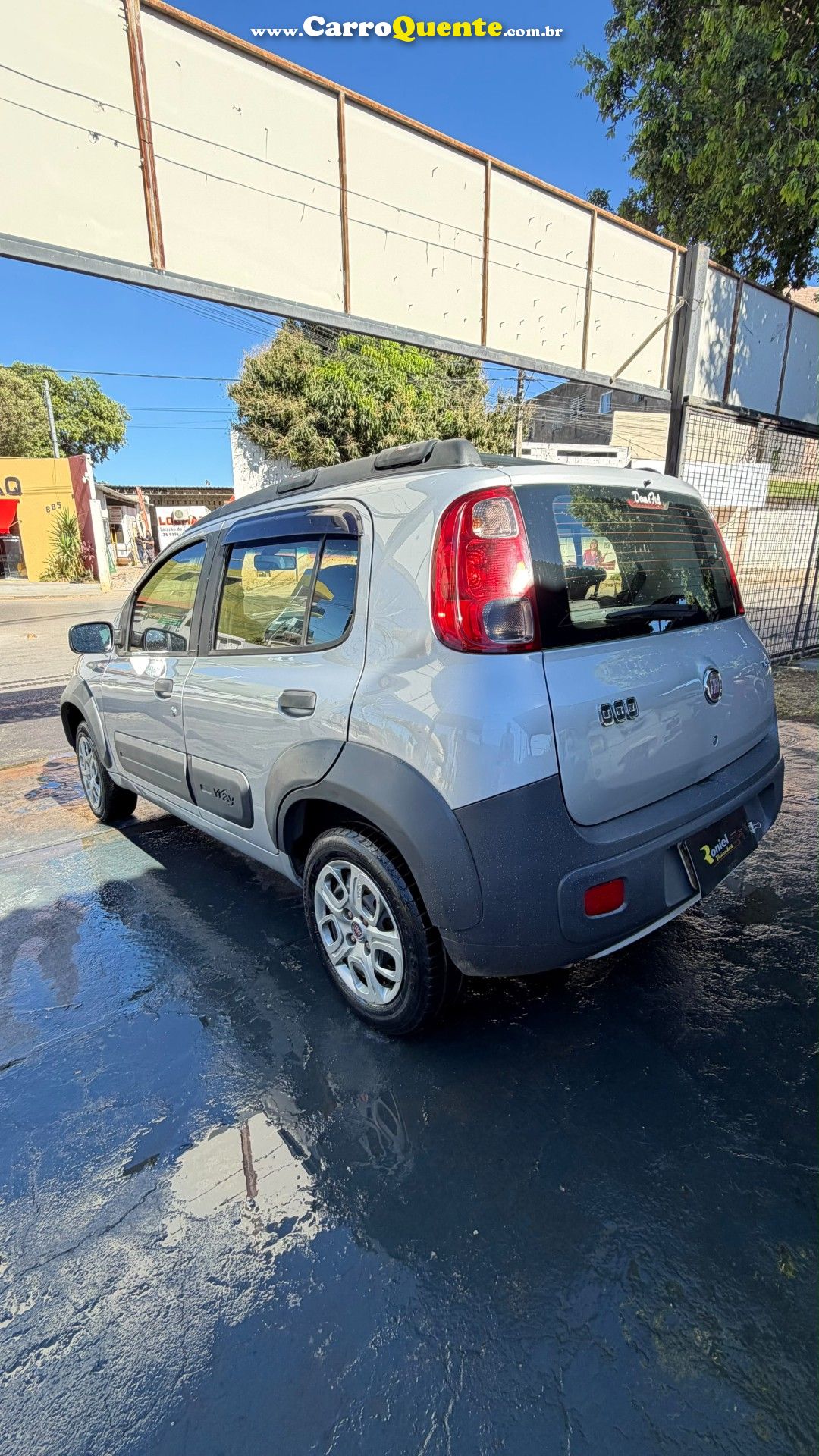 FIAT   UNO WAY 1.0 EVO FIRE FLEX 8V 5P   PRATA 2014 1.0 FLEX - Loja