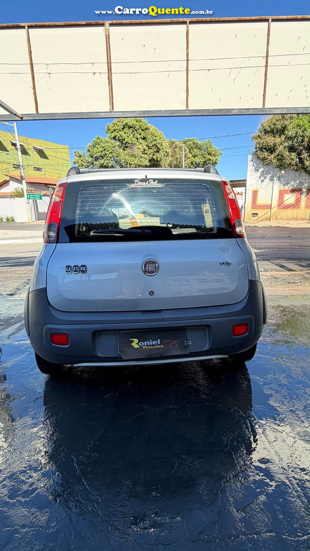 FIAT   UNO WAY 1.0 EVO FIRE FLEX 8V 5P   PRATA 2014 1.0 FLEX - Loja