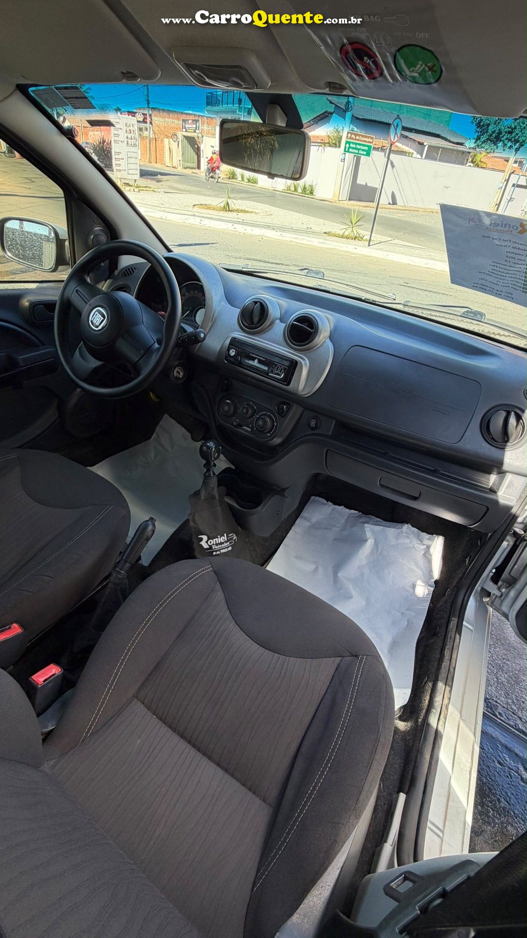 FIAT   UNO WAY 1.0 EVO FIRE FLEX 8V 5P   PRATA 2014 1.0 FLEX - Loja