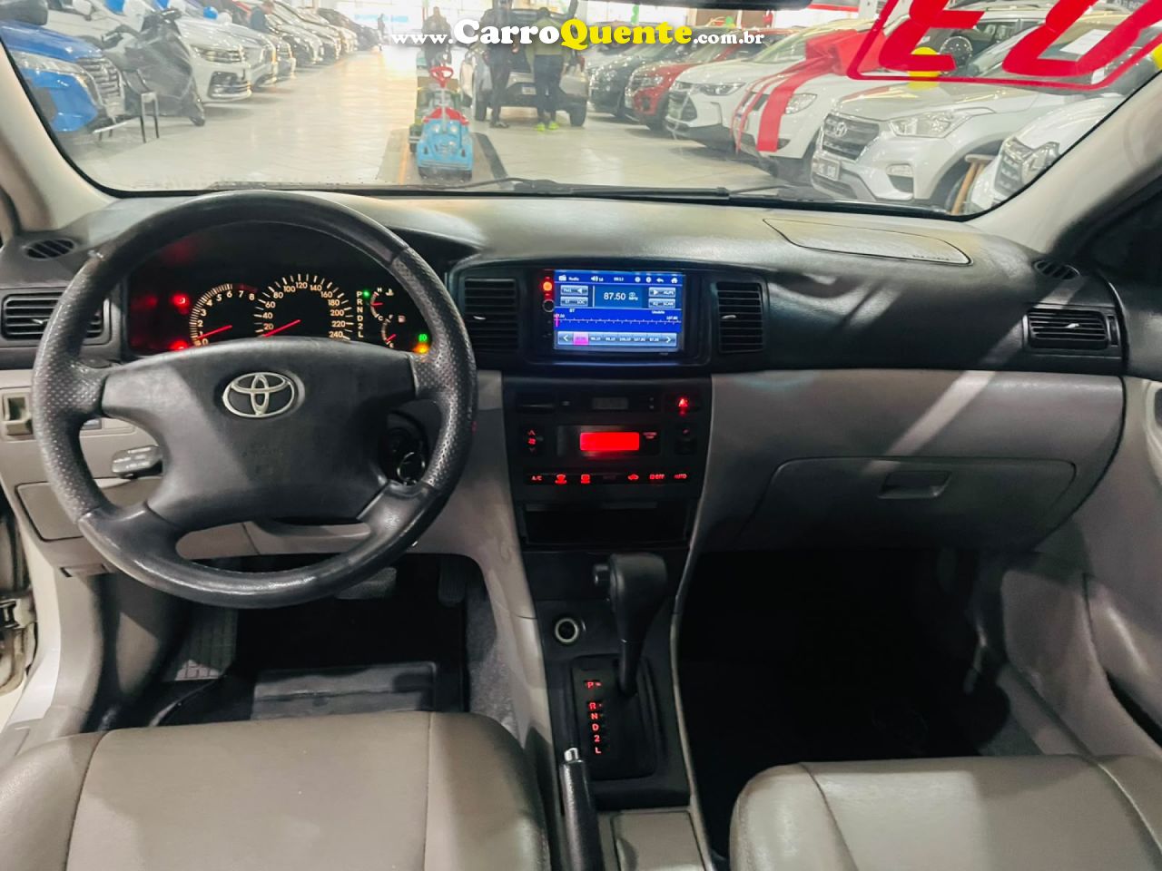 TOYOTA   COROLLA SE-G 1.81.8 FLEX 16V AUT.   PRATA 2003 1.8 FLEX - Loja