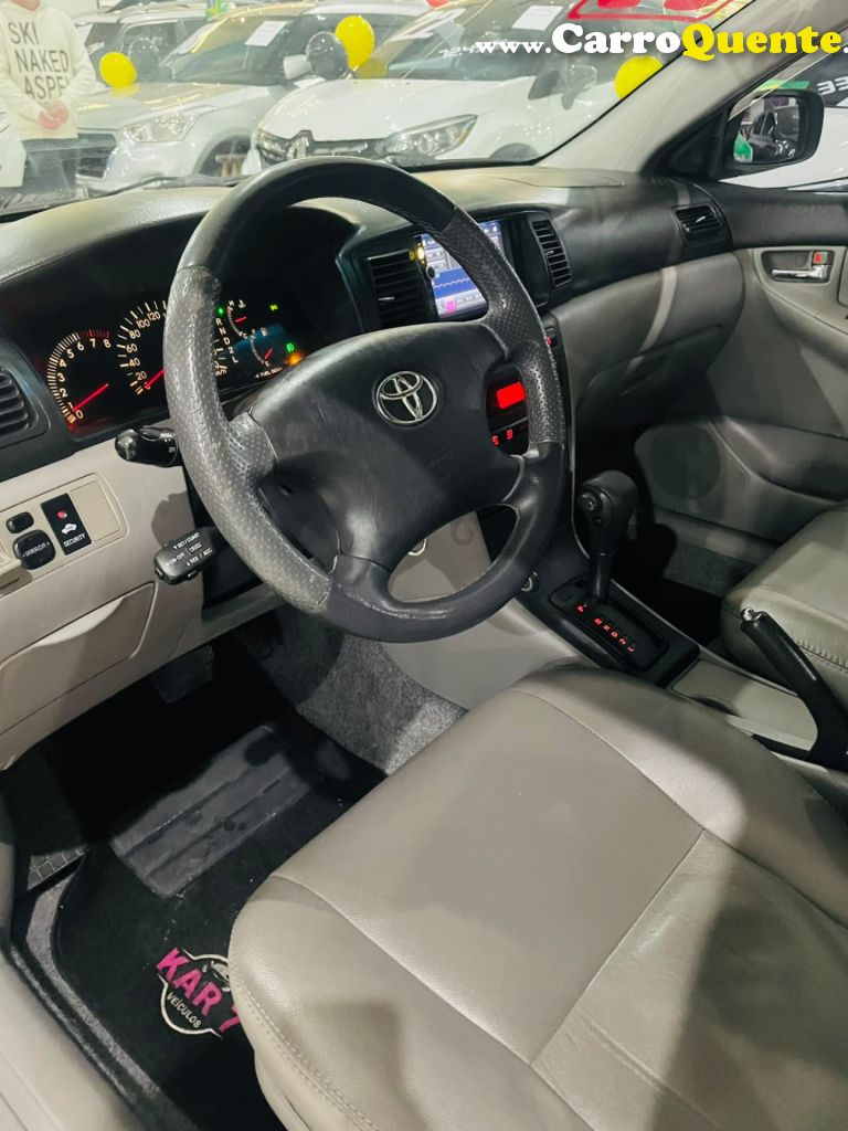 TOYOTA   COROLLA SE-G 1.81.8 FLEX 16V AUT.   PRATA 2003 1.8 FLEX - Loja