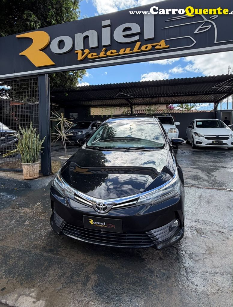 TOYOTA   COROLLA XRS 2.0 FLEX 16V AUT.   PRETO 2018 2.0 FLEX - Loja