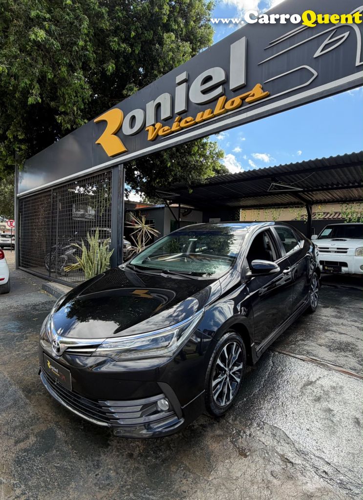 TOYOTA   COROLLA XRS 2.0 FLEX 16V AUT.   PRETO 2018 2.0 FLEX - Loja