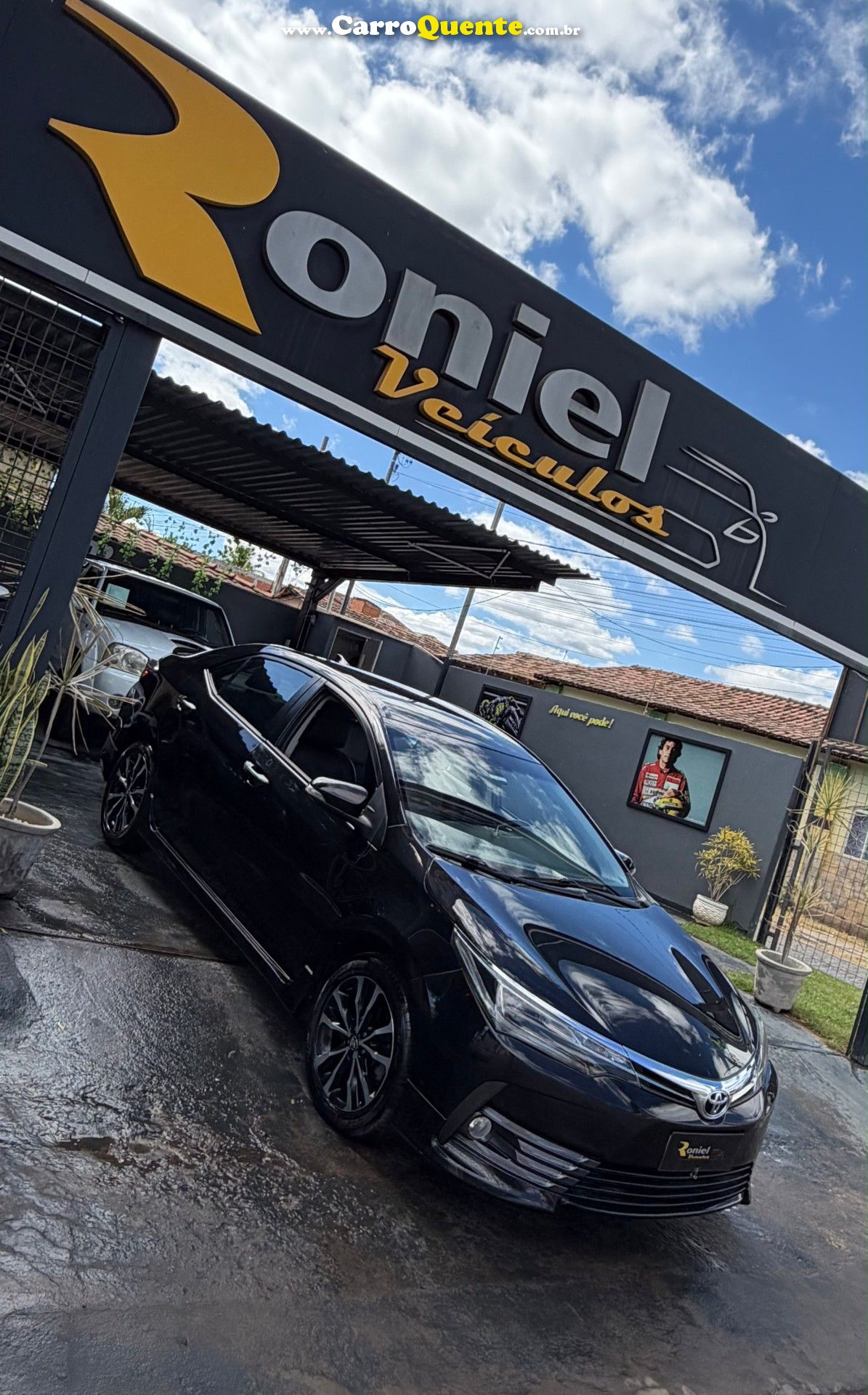 TOYOTA   COROLLA XRS 2.0 FLEX 16V AUT.   PRETO 2018 2.0 FLEX - Loja