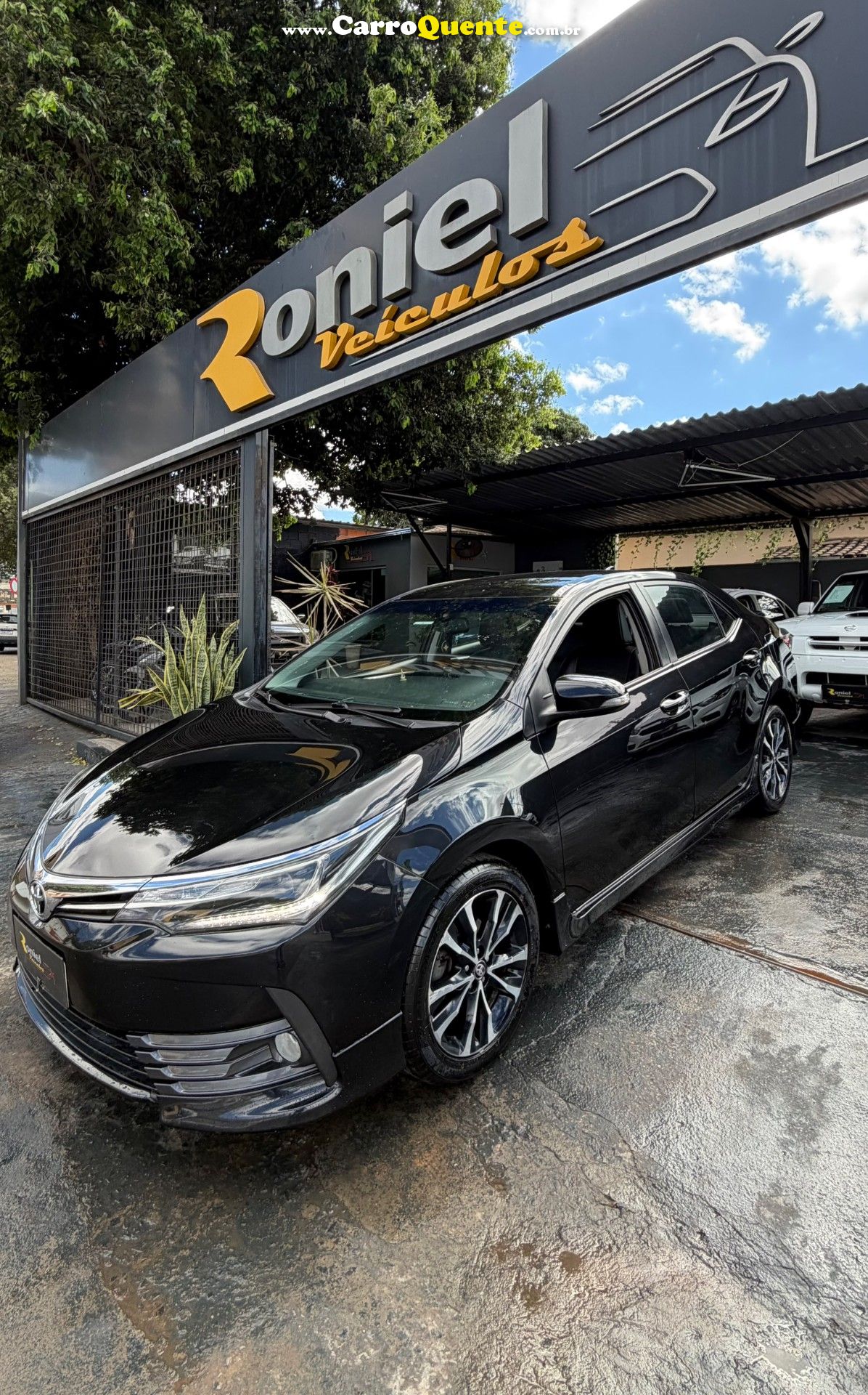 TOYOTA   COROLLA XRS 2.0 FLEX 16V AUT.   PRETO 2018 2.0 FLEX - Loja