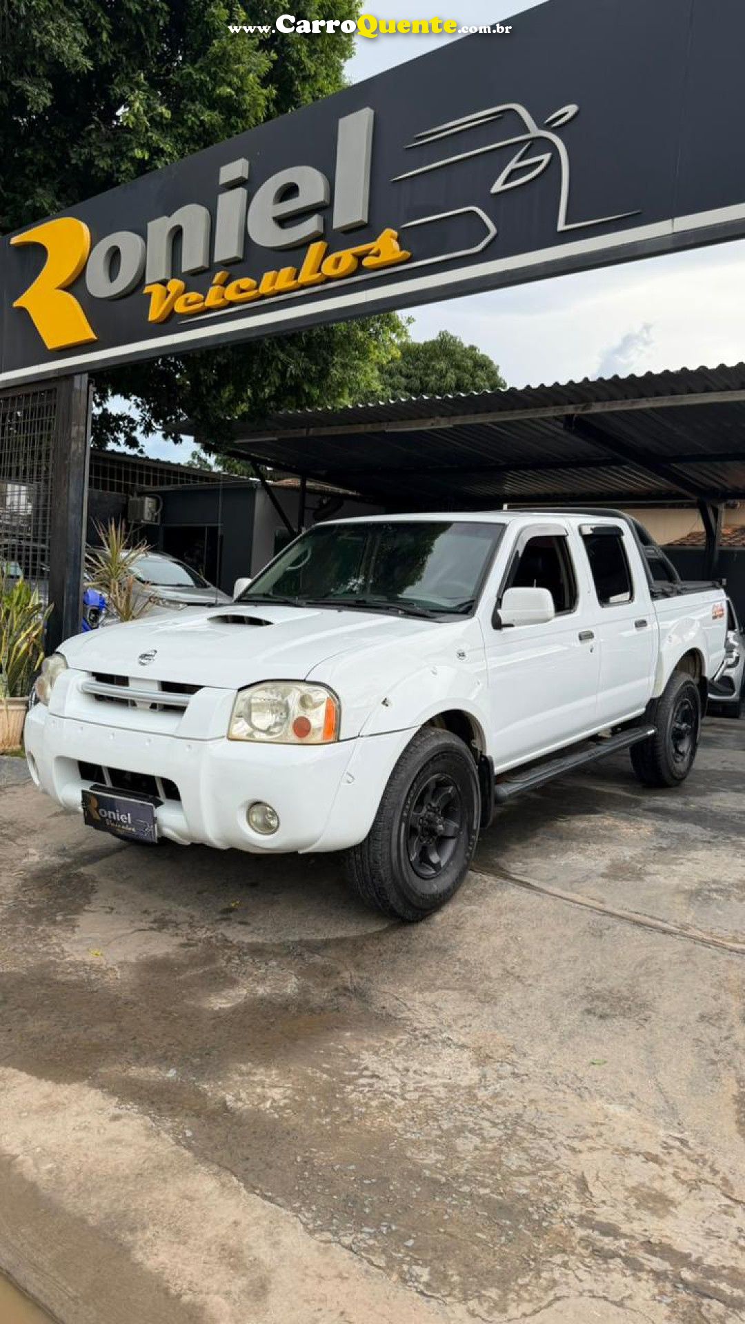 NISSAN   FRONTIER XE XE TIT. CD 4X4 2.8 TDI DIES   BRANCO 2008 2.8 GASOLINA - Loja