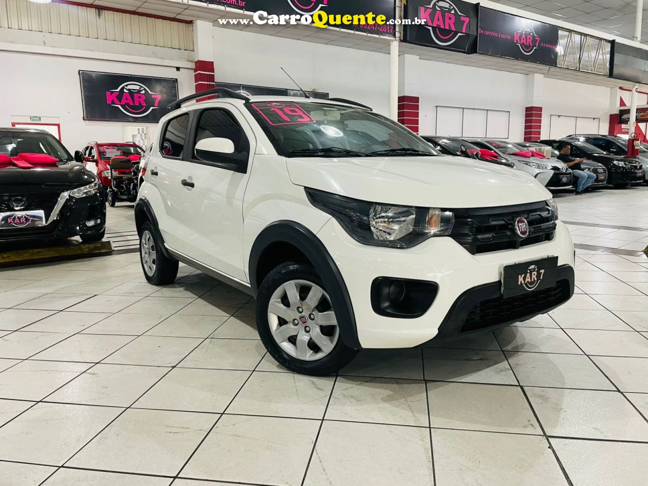 FIAT   MOBI WAY 1.0 FIRE FLEX 5P.   BRANCO 2019 1.0 FLEX - Loja