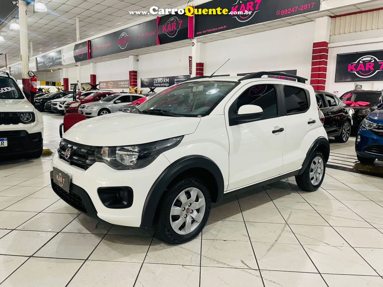 FIAT   MOBI WAY 1.0 FIRE FLEX 5P.   BRANCO 2019 1.0 FLEX - Loja